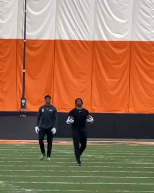 TUCKER PUNT CATCH PRO DAY